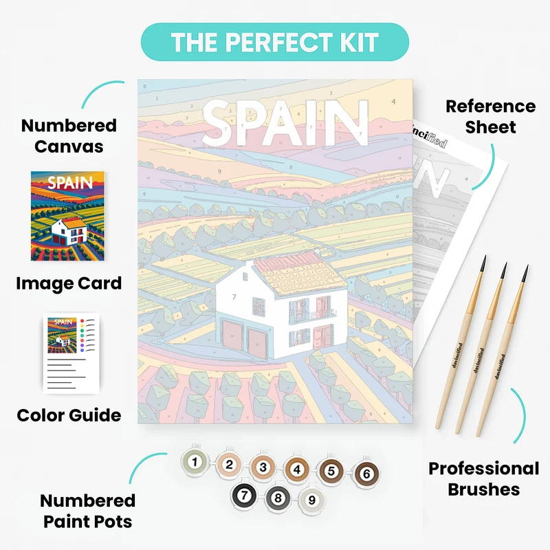 Spain - Paint by Numbers Kit