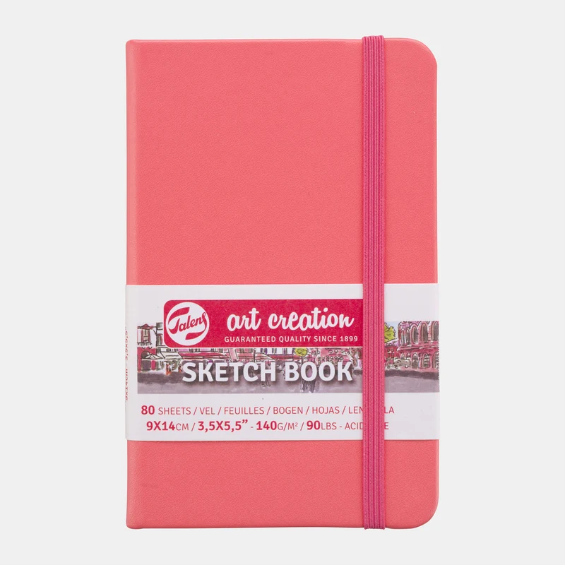 Skic blok ROYAL TALENS Art Creation Coral 9 x 14 cm, 140 g, 80 listova