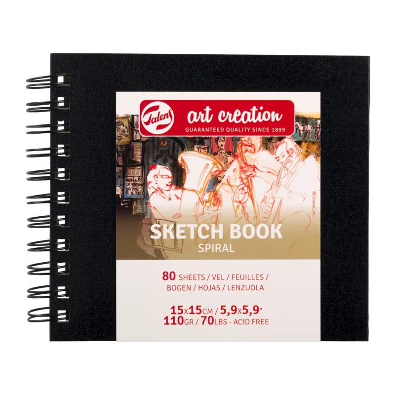 Скицник ROYAL TALENS Art Creation 15 x 15 см, 110 г/м², 80 листа