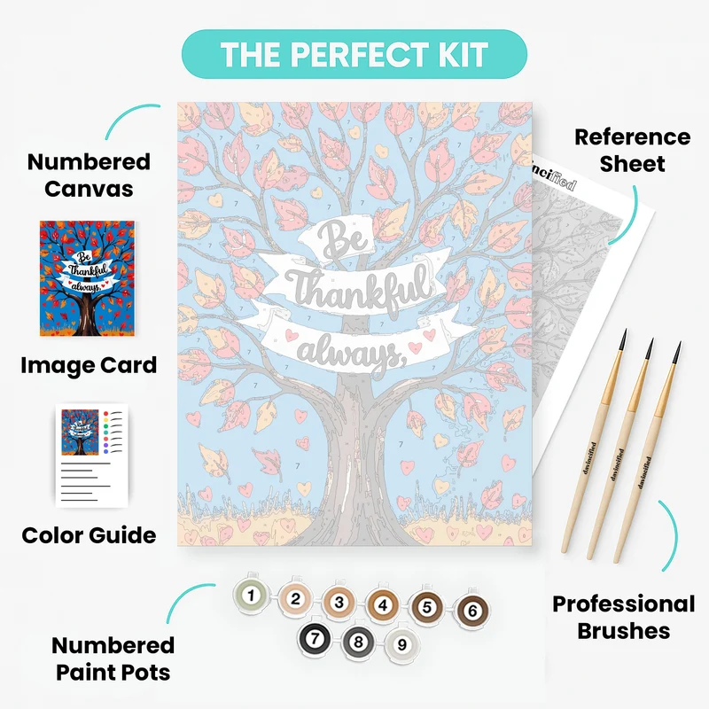 Be Thankful Always - Paint by Numbers Kit