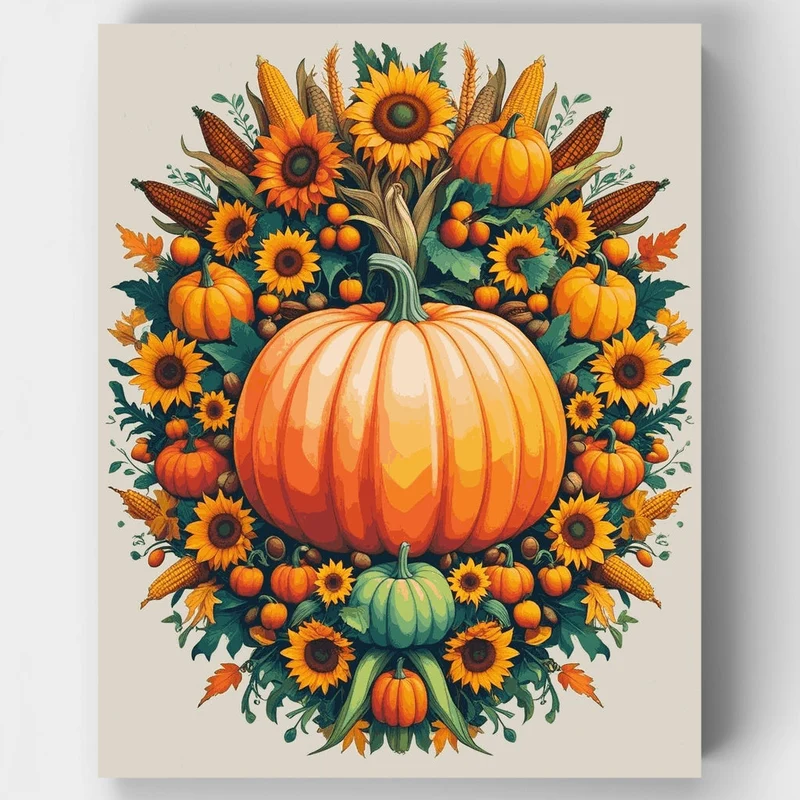 Autumn Harvest - Paint by Numbers Kit