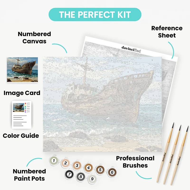 Náufrago #0125 - Paint by Numbers Kit