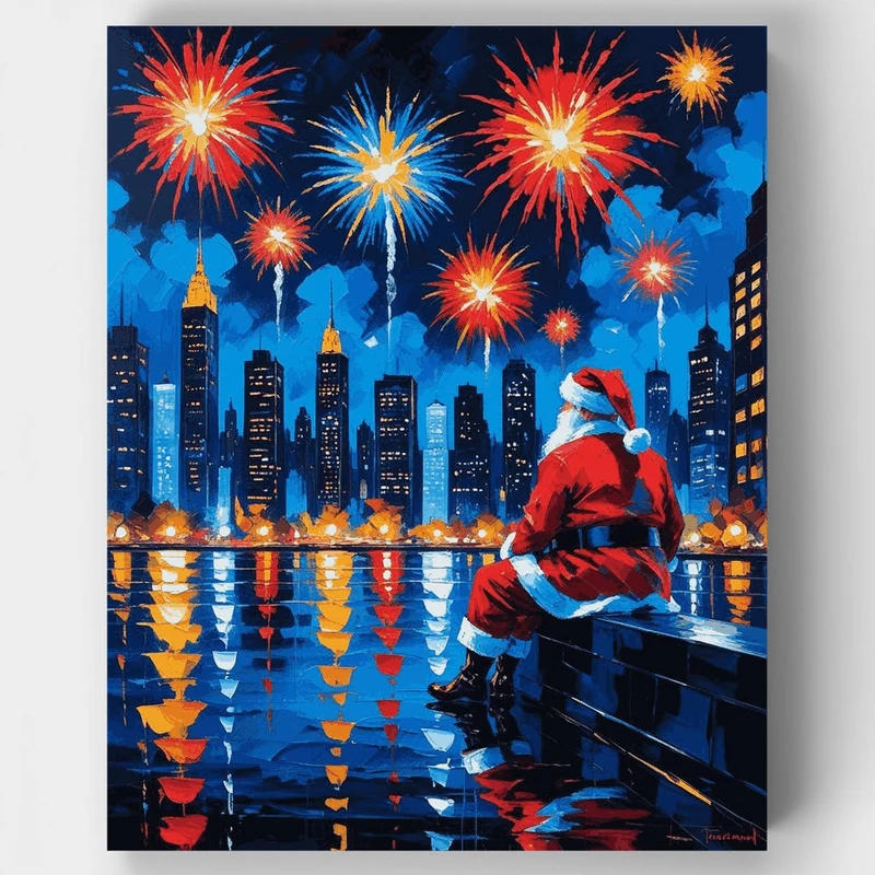 Christmas in the City - Paint by Numbers Kit