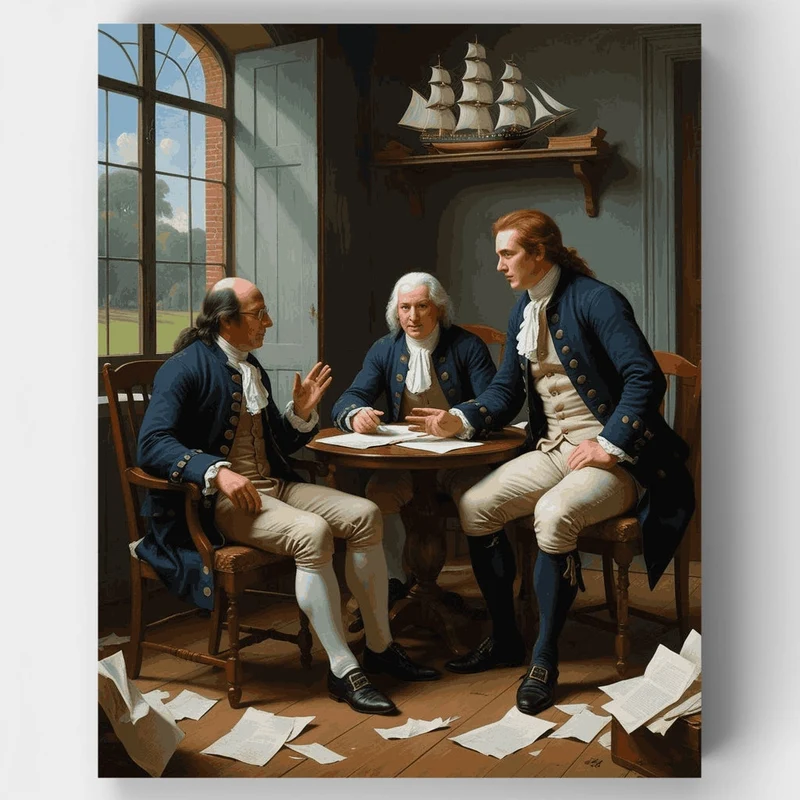 Historical Meeting - Paint by Numbers Kit