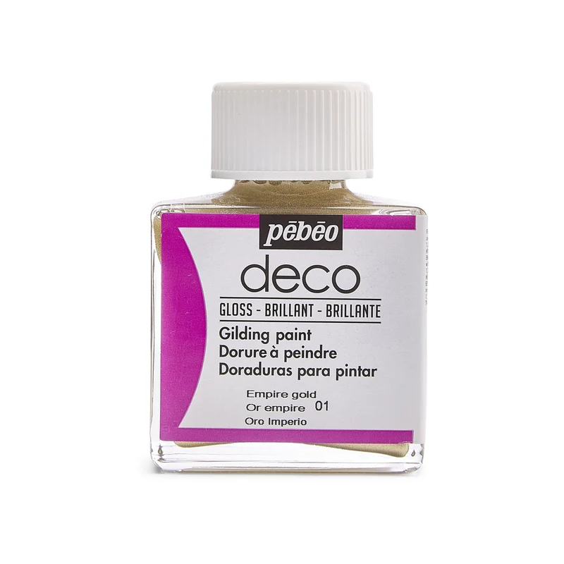 Dekoratívna akrylová farba Pebeo Deco lesklá 75 ml - zlatá
