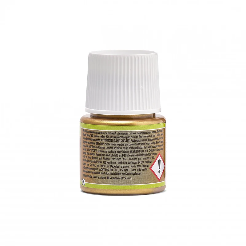 Glasmalfarbe Pebeo Vitrea 160 – 45 ml, Shimmer Gold