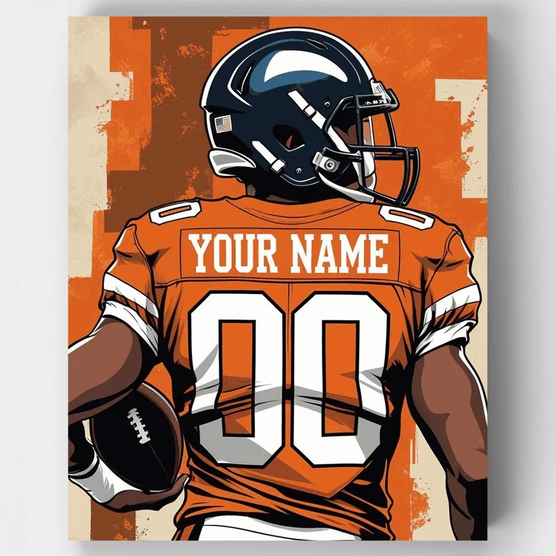 Football Player Jersey - Paint by Numbers Kit