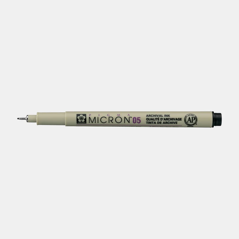 Sakura Pigma Micron 05 Fineliner 0,45 mm – 6er-Set