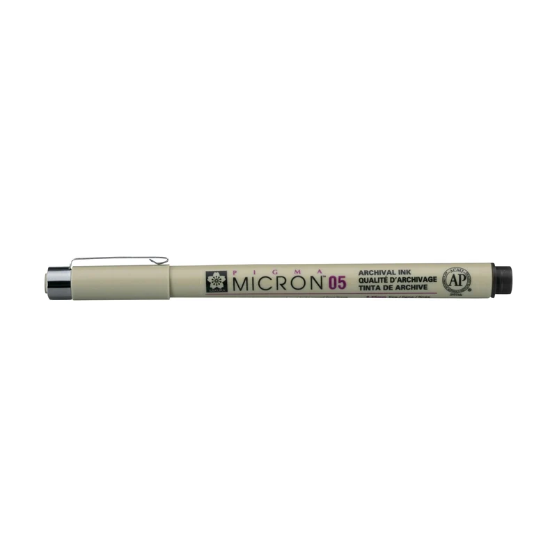 Sakura Pigma Micron 05 Fineliner 0,45 mm – 6er-Set