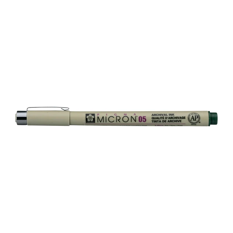 Sakura Pigma Micron 05 fineliner 0,45 mm – sada 6 farieb
