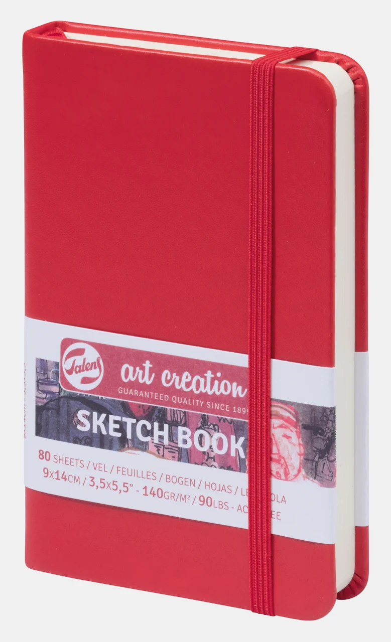 ROYAL TALENS skicirka Talens Art Creation Red 9 x 14 cm 140 g 80 listov trda vezava