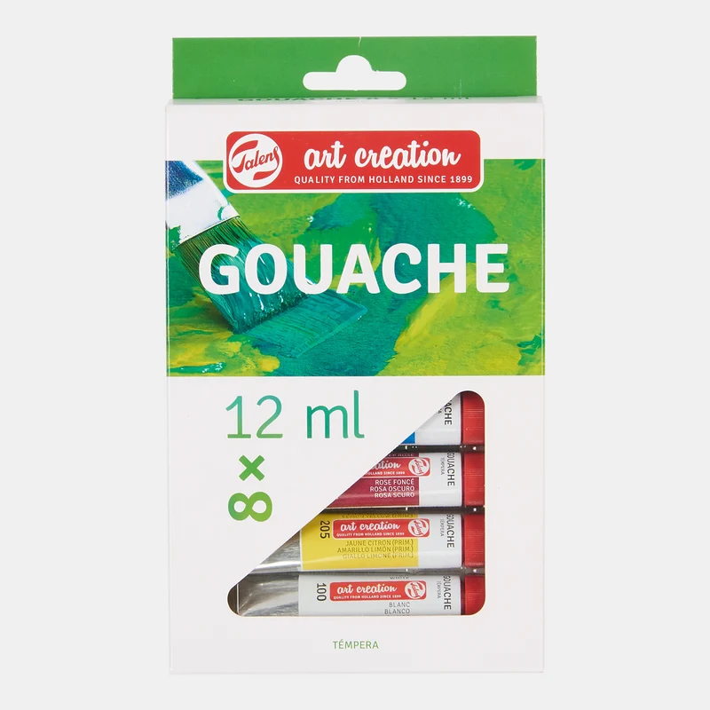 Set di colori a tempera gouache Royal Talens Art Creation 8 x 12 ml