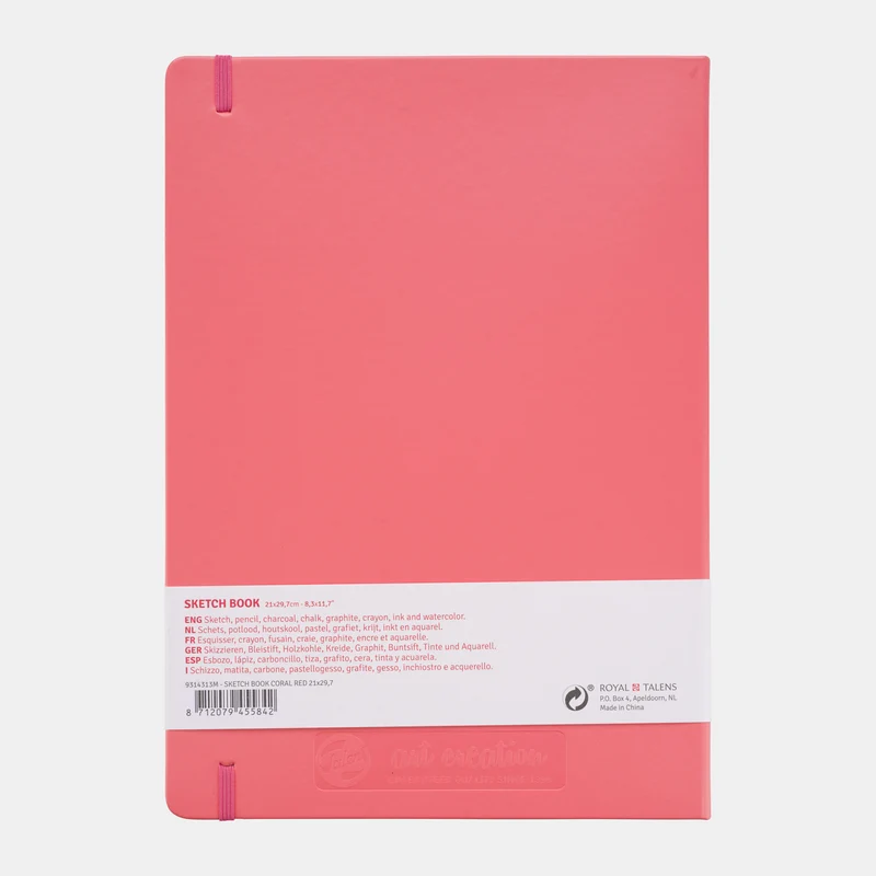 Blok za skiciranje Royal Talens Art Creation Coral 21 x 30 cm, 140 g, 80 listova
