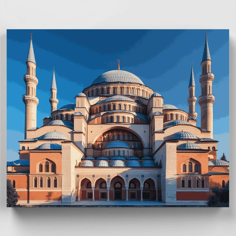 Blue Mosque Istanbul - Paint by Numbers Kit