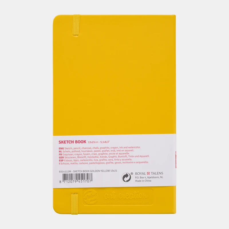 ROYAL TALENS blok za skiciranje Talens Art Creation Golden Yellow 13 x 21 cm 140 g 80 listova tvrdi uvez