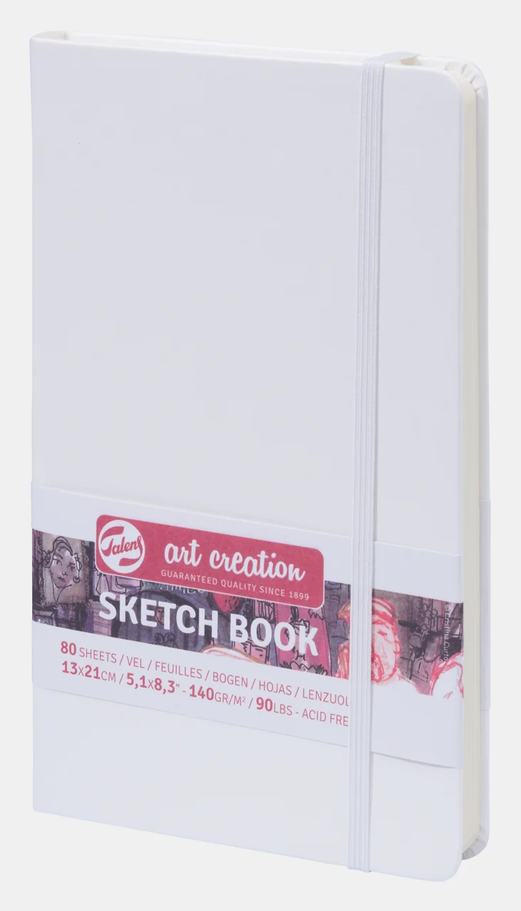 Μπλοκ σχεδίου Talens Art Creation White 13 x 21 cm, 140 g, 80 φύλλα, σκληρό εξώφυλλο