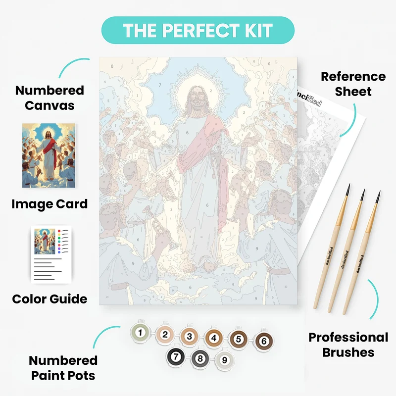 Heavenly Ascension - Paint by Numbers Kit