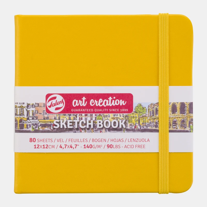 Μπλοκ σχεδίου ROYAL TALENS Art Creation χρυσοκίτρινο 12 x 12 cm, 140 g/m², 80 φύλλα