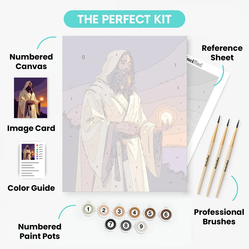 Divine Light Bearer - Paint by Numbers Kit