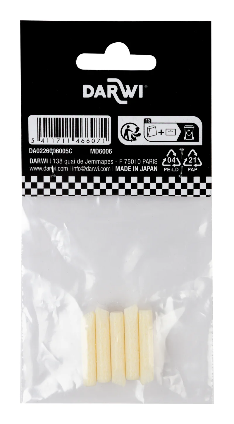 Резервни писци за маркери DARWI Marbel 6 mm – 5 бр.