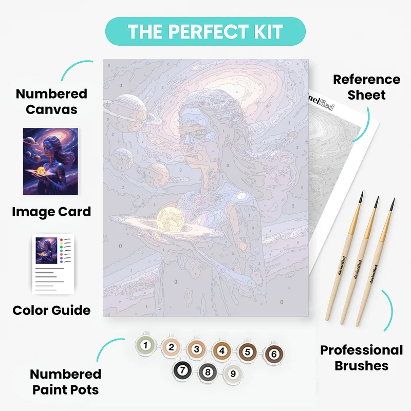 Cosmic Goddess - Paint by Numbers Kit