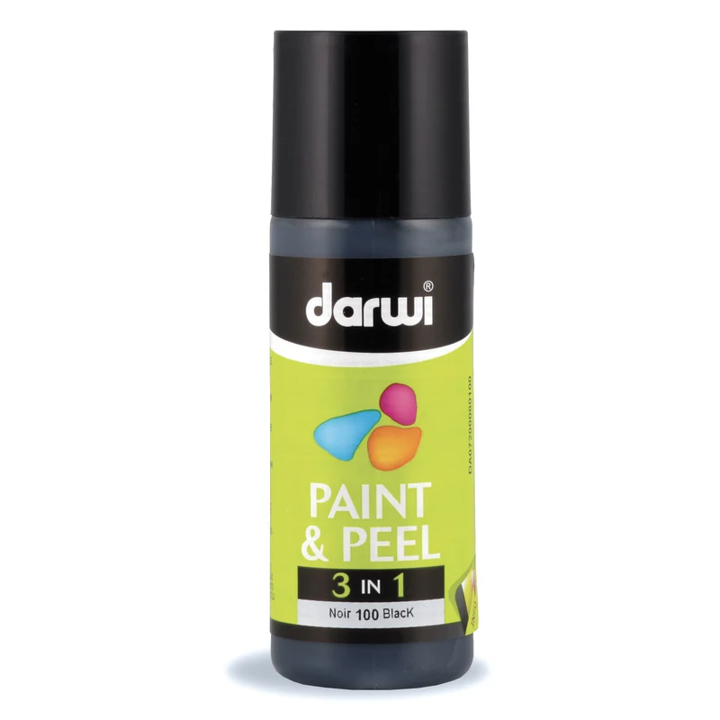 Abziehbare Glasmalfarbe DARWI Paint & Peel 3in1 80 ml