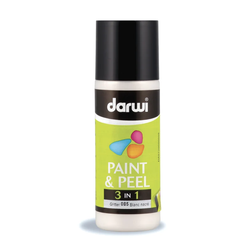 Abziehbare Glasmalfarbe DARWI Paint & Peel 3in1 80 ml