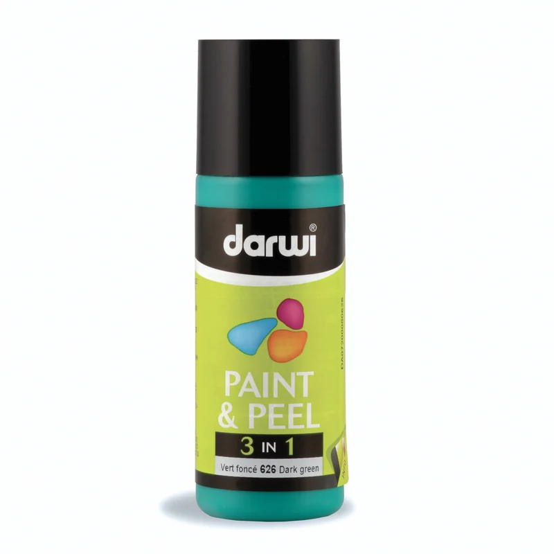 Abziehbare Glasmalfarbe DARWI Paint & Peel 3in1 80 ml