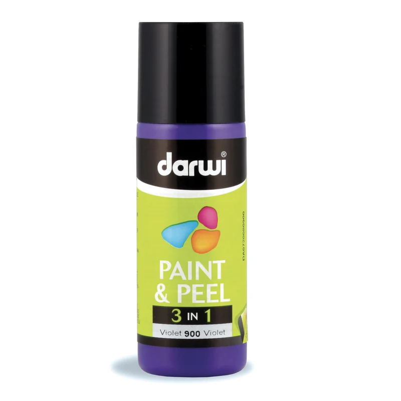 Colore per vetro pelabile DARWI Paint & Peel 3in1 80 ml