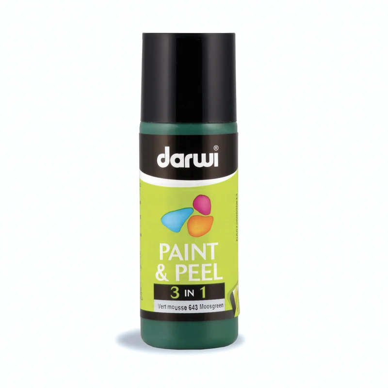 Colore per vetro pelabile DARWI Paint & Peel 3in1 80 ml