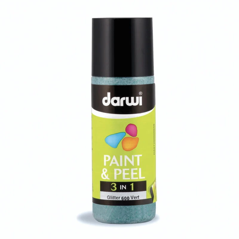 Αποκολλούμενο χρώμα γυαλιού DARWI Paint & Peel 3σε1 80 ml