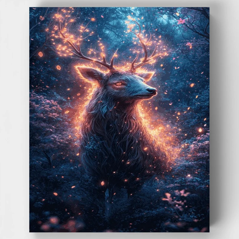 "Enchanted Antlers: Your Magical Deer Adventure with LofiArtLoft"
