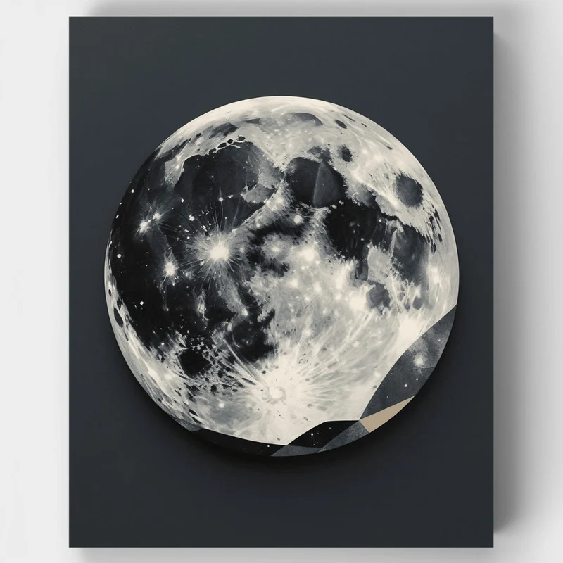 Full Moon - Paint by Numbers Kit