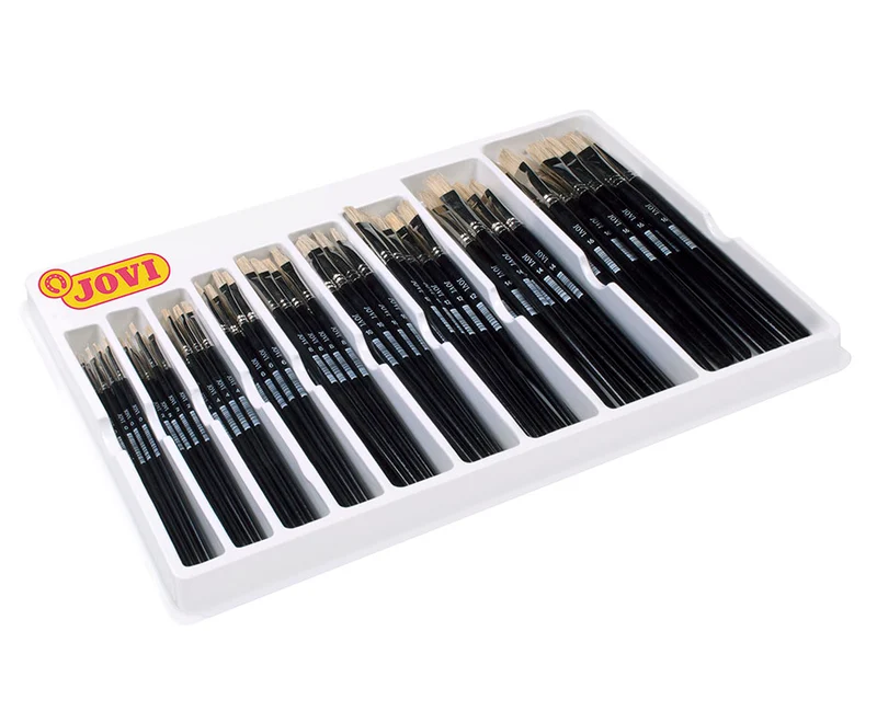JOVI Schul-Flachpinsel Set 108 Stk.