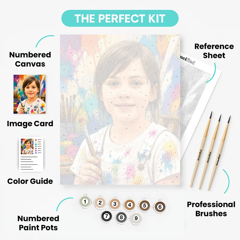 Artistic Studio - Custom Paint by Numbers Kit