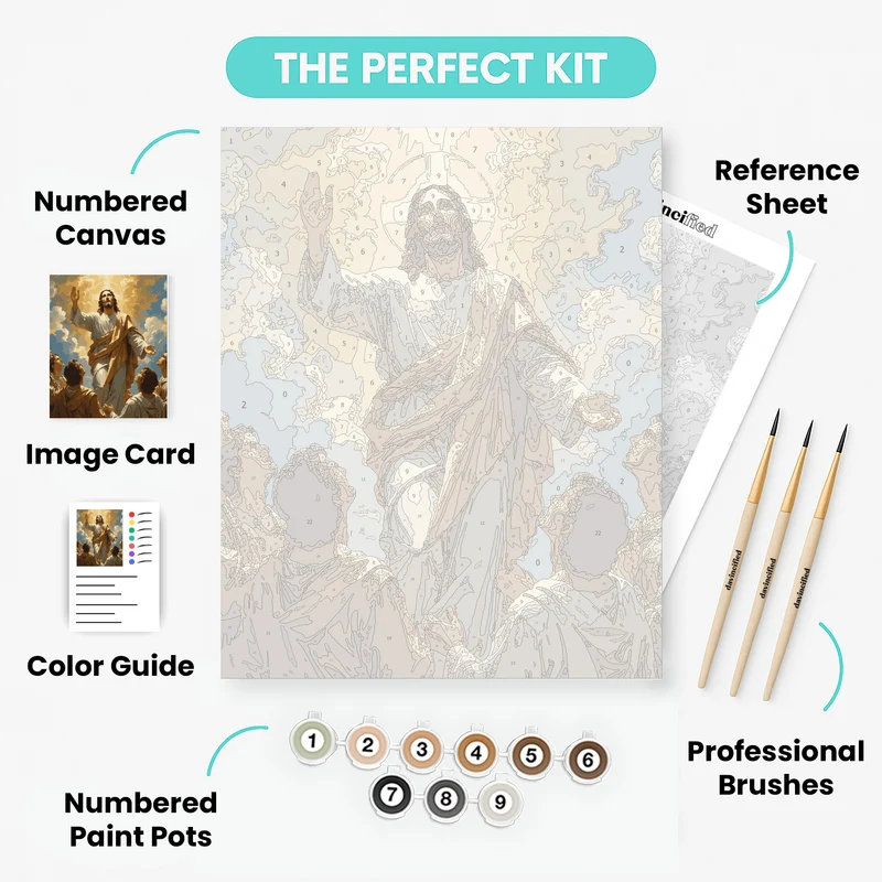 Ascension of Christ - Paint by Numbers Kit