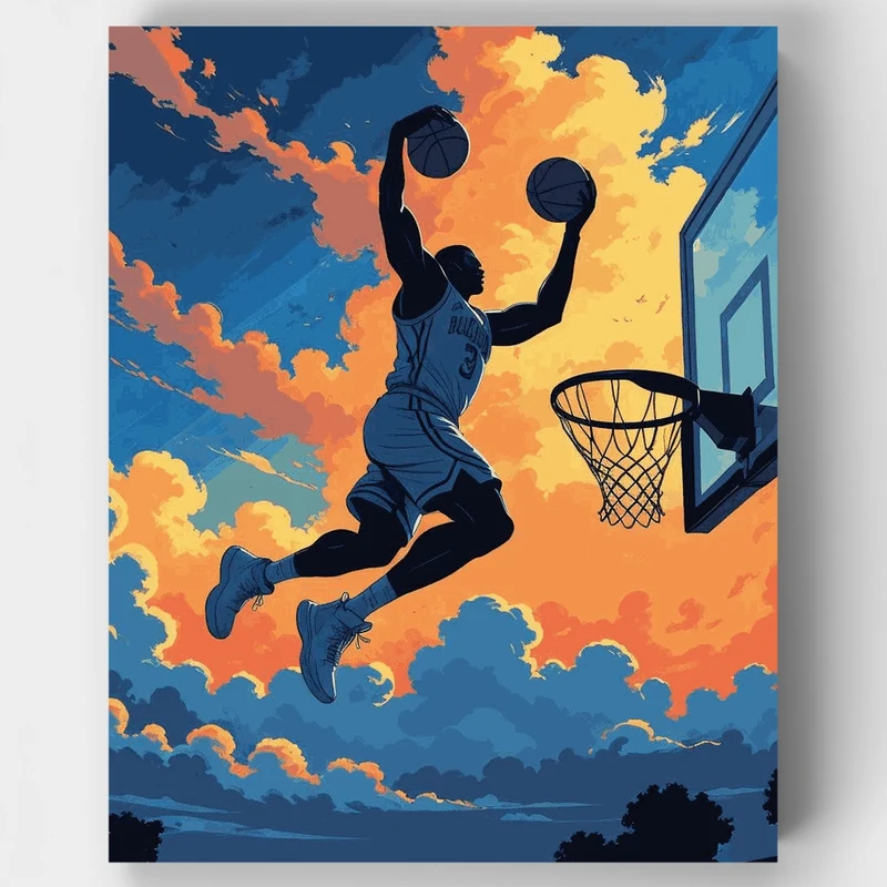 Slam Dunk Dreams - Paint by Numbers Kit
