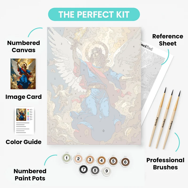 Archangel Michael - Paint by Numbers Kit