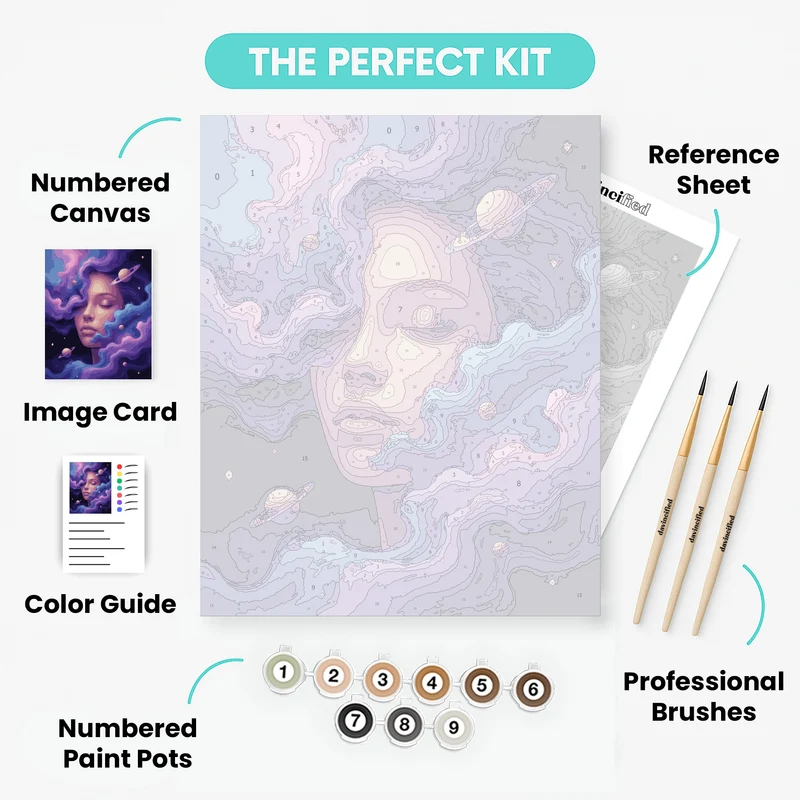 Cosmic Dreams - Paint by Numbers Kit