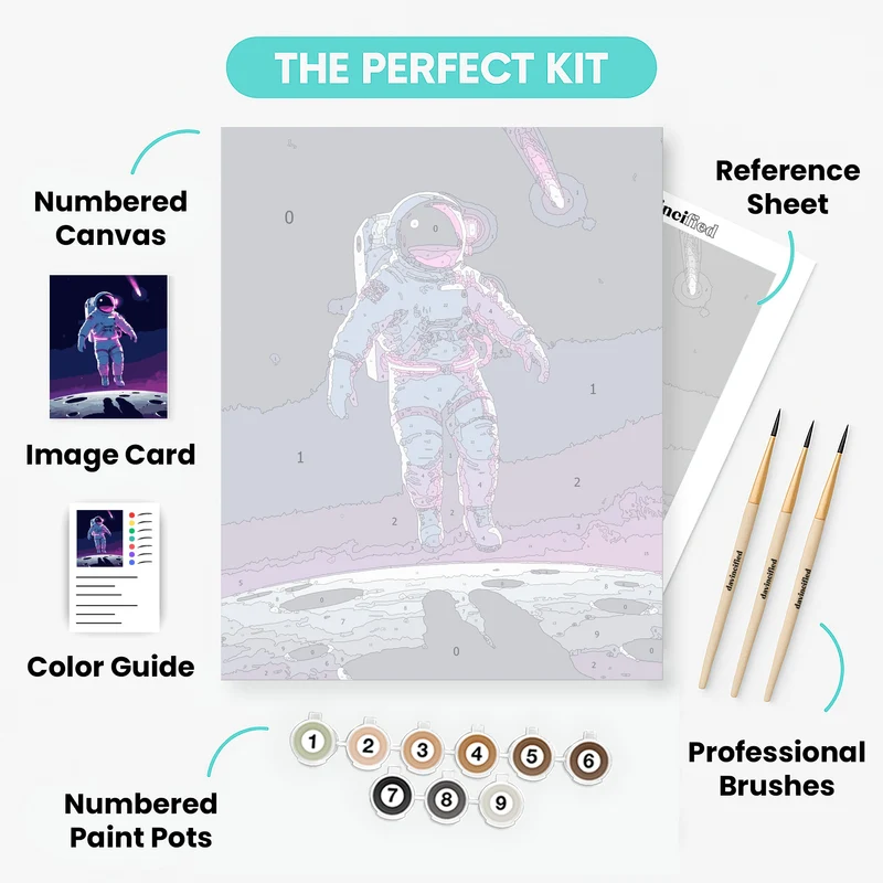 Cosmic Astronaut - Paint by Numbers Kit