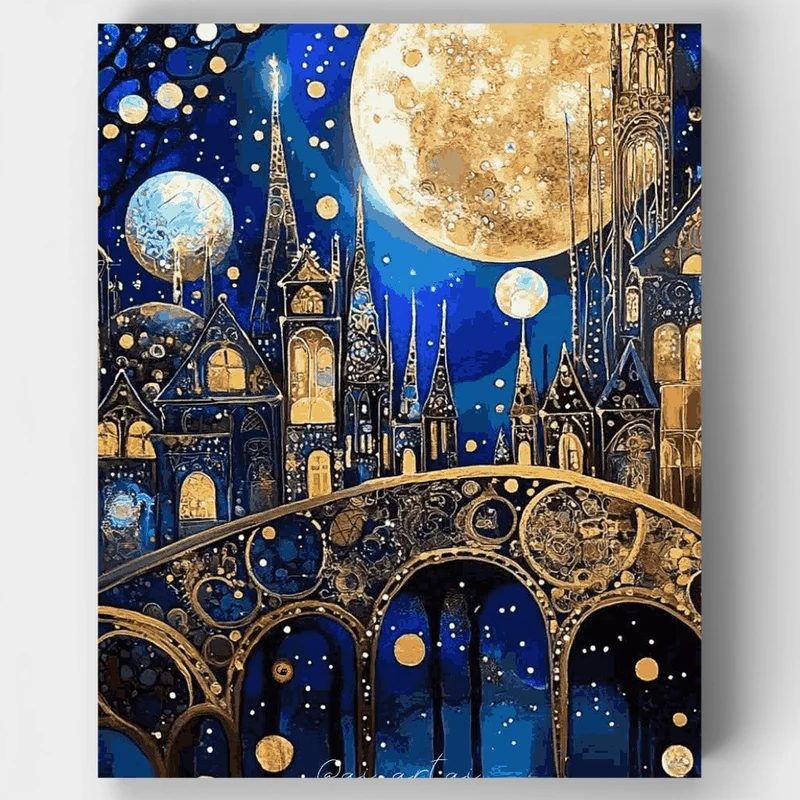 Mystical Gothic Night - Paint by Numbers Kit