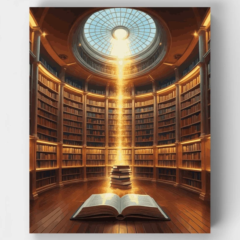 Magical Library - Paint by Numbers Kit