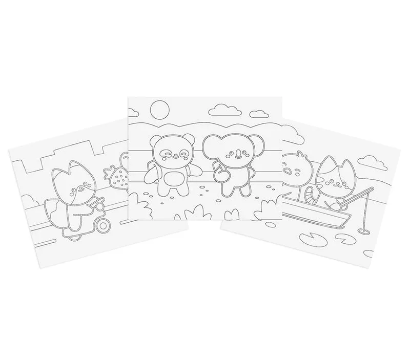 JOVI Play&Fun Kawaii set za slikanje s peskom – 12 kosov