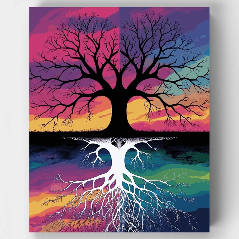 Mystical Tree of Life - Paint by Numbers Kit