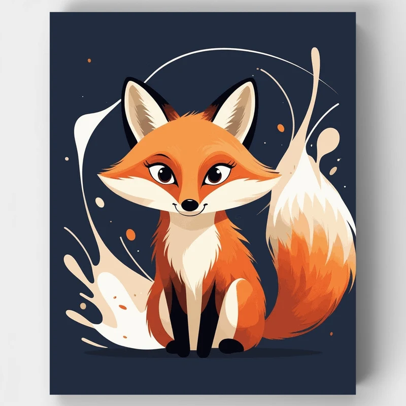 Enchanted Fox - Paint by Numbers Kit