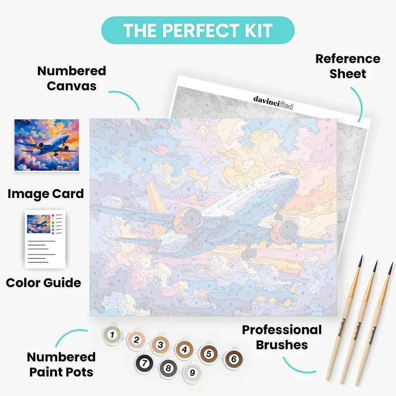 Sunset Flight - Paint by Numbers Kit