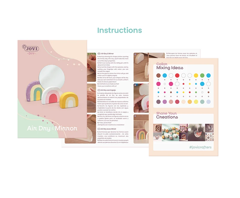 Modellierset JOVI Kraft Spiegel – 24-tlg.