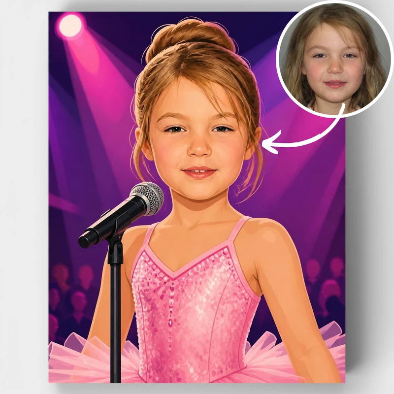 Ballerina Performance - Custom Paint by Numbers Kit