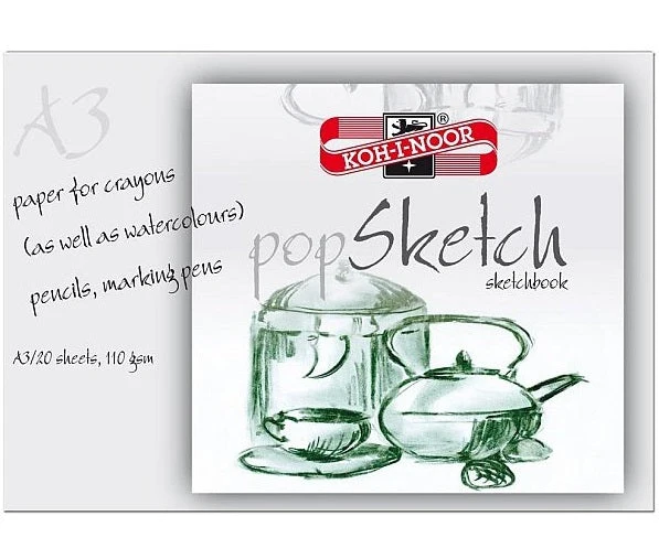 Blok za skiciranje POP SKETCH KOH-I-NOOR A4/A3