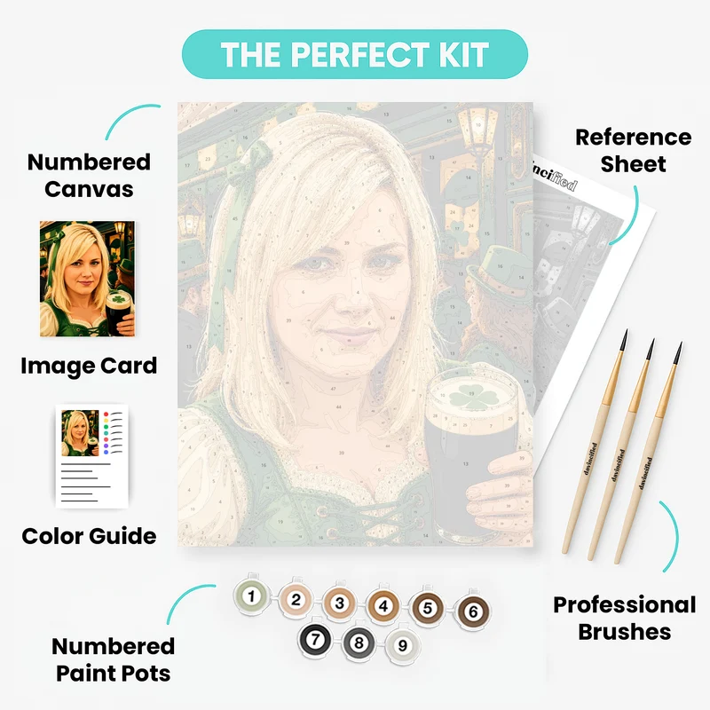 Irish Pub St. Patrick's Day - Custom Paint by Numbers Kit